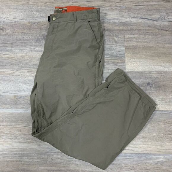 Green Cotton Nylon Combat Trousers from Dex Functional Wear Size 35 x 30 Zip - Picture 3 of 13
